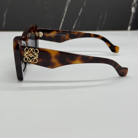 NEW LOEWE LW40145I 52A WOMEN SUNGLASSES HAVANA CAT EYE LOEWE EYEWEAR - Picture 7 of 11